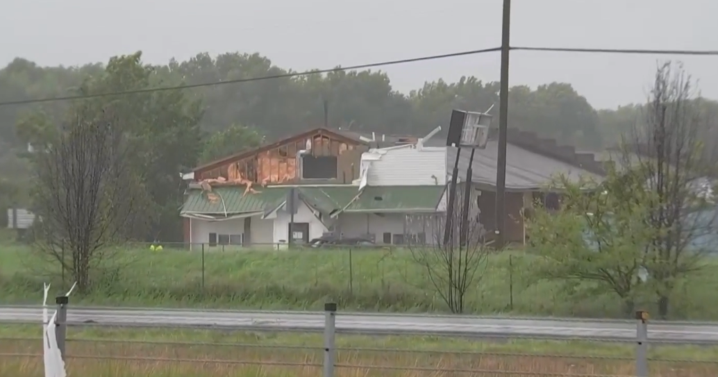 Siding ripped off 080420